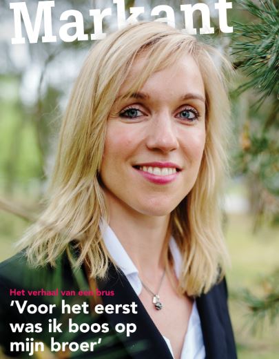 Cover van tijdschrift Markant met Sanne Klomp