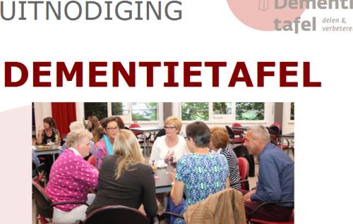 Uitnodiging Dementietafel in Soest