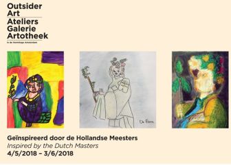 Flyer expositie Hollandse Meesters